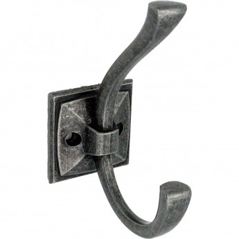 Крючок мебельный MADRYT, античное серебро GTV WZ-MADRYT-07 Крючок мебельный MADRYT, античное серебро GTV WZ-MADRYT-07