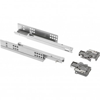 Направляющая нижнего монтажа неполное выдвижение с доводчиком GTV PB-GCHX18-500-H Направляющая нижнего монтажа неполное выдвижение с доводчиком GTV PB-GCHX18-500-H