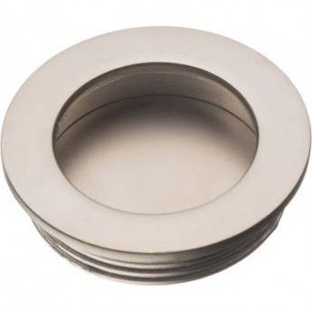 Ручка мебельная врезная круглая B224, сатин GTV UZ-00B224-02 Ручка мебельная врезная круглая B224, сатин GTV UZ-00B224-02