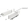 Выдвижной ящик GTV AXIS PRO L300 средний белый PB-AXISPRO-P2O-KPL300B1